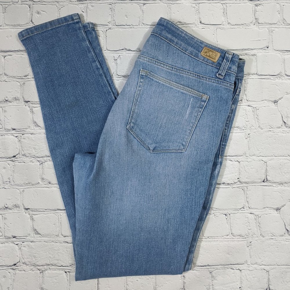 S&CO BLUE SKINNY LOWRISE JEANS SIZE 10